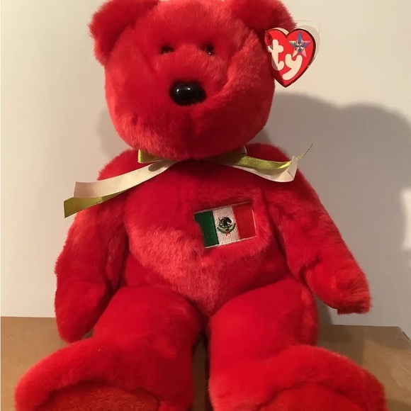 Ty 4299 Vintage Beanie Baby Osito Bear. Tag attached with cover - Picture 7 of 9